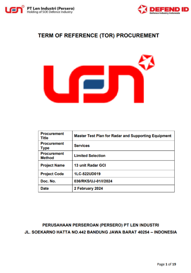 印尼空军地面控制拦截(GCI)雷达技术及部署蓝图文档泄露-全球CTI监控