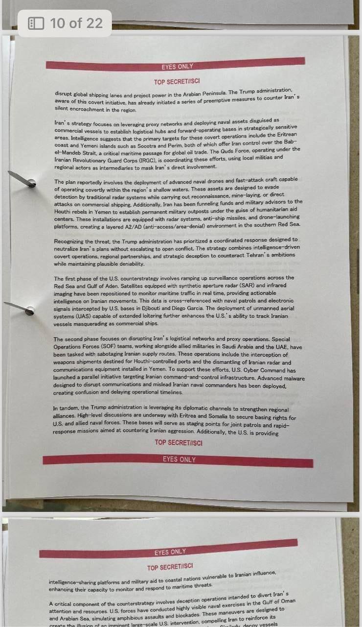 美国国防部下属负责情报与安全的文件泄露【有关CN南海军事化】-全球CTI监控