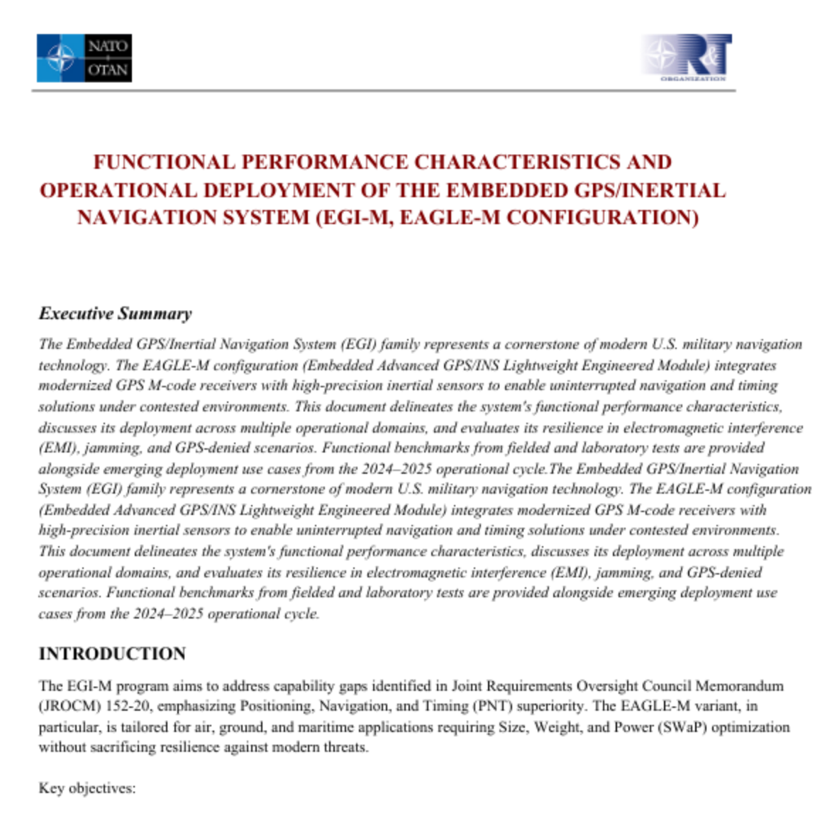 美国国防部针对军用GPS导航系统的报告-全球CTI监控