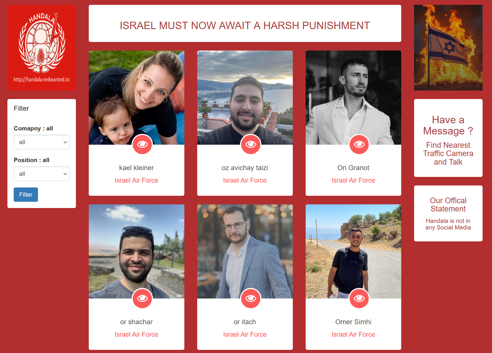 以色列空军军官的个人信息泄露-全球CTI监控