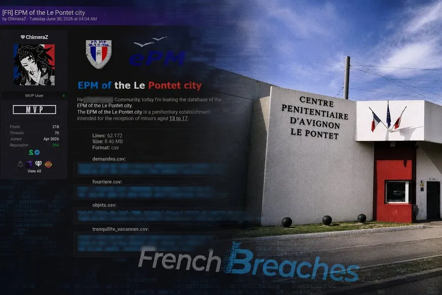 法国勒蓬泰市（Le Pontet）市政警察数据库泄露事件分析-全球CTI监控